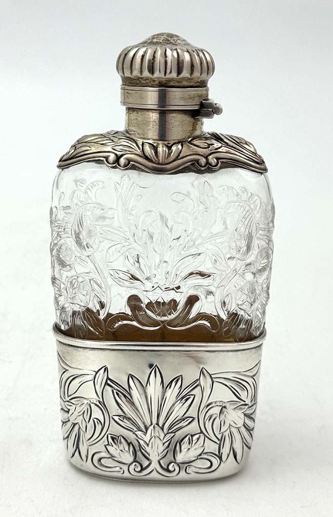 Gorham antique sterling silver flask